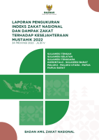 Laporan Pengukuran Indeks Zakat Nasional dan Dampak Zakat Terhadap Kesejahteraan Mustahik 2022 34 Provinsi - Jilid IV